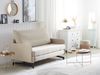 Schlafsofa 2-Sitzer Polsterbezug beige BELFAST Bild 3