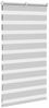 vidaXL Doppelrollo Hellgrau 90x100 cm Stoffbreite 85,9 cm Polyester 4014415 Bild 4