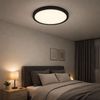 LED Deckenleuchte, Aufbaulampe, schwarz, D 40 cm Bild 5