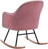vidaXL Schaukelstuhl Rosa Samt 289522 Bild 5