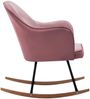 vidaXL Schaukelstuhl Rosa Samt 289522 Bild 4