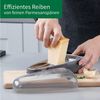 Chefkoch trifft Fackelmann Käsereibe Parmesanreibe mit Behälter, Käsereibe, Käsehobel, Käsemühle Bild 4