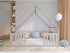 Kinderbett Bapol mit Lattenrost Flex aus Buchensperrholz (Farbe: Cashmere) Bild 2