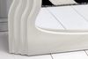 riess-ambiente Wandspiegel WAVE 160cm weiß - Rundbogen, Wellenmuster, lackiert, Design, gestuft (Einzelartikel, 1-St), Flur · Kunststoff · Rahmen · Rundbogen · Ganzkörper · Groß · Modern Bild 4