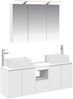 vidaXL Badezimmerschrank-Set 4 pcs Weiß Holzwerkstoff 3406415 Bild 2