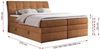 Boxspringbett, Stauraumbett, Bett mit Multipocket-Matratze und Topper - GOLD-10-KING - 180x200cm - Orange Stoff - H4 Bild 5