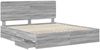 vidaXL Bettrahmen Graues Sonoma 180 x 200 cm Ingenieurs Holz 3412572 Bild 5