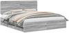 vidaXL Bettrahmen Graues Sonoma 180 x 200 cm Ingenieurs Holz 3412572 Bild 2