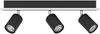 EGLO LED Deckenlampe - Moderne schwenkbare Deckenleuchte mit 3 Spots, warmweißes Licht, rechteckiger Spotbalken aus Metall in Schwarz, 46 cm, energiesparend, ideal für Wohnzimmer & Schlafzimmer Bild 4