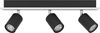 EGLO LED Deckenlampe - Moderne schwenkbare Deckenleuchte mit 3 Spots, warmweißes Licht, rechteckiger Spotbalken aus Metall in Schwarz, 46 cm, energiesparend, ideal für Wohnzimmer & Schlafzimmer Bild 3