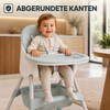 Baby Vivo 'Oscar' Design 2in1 Kinderhochstuhl türkis Bild 5