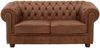 Sofa 2-Sitzer Kath Echtleder (Antikoptik) cognac Bild 2