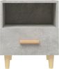 vidaXL Nachttische 2 Stk. Betongrau 40x35x47 cm 812015 Bild 4