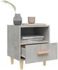 vidaXL Nachttische 2 Stk. Betongrau 40x35x47 cm 812015 Bild 3