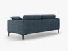 Micadoni Sofa Bemy 3-Sitzer Strukturierter Stoff Dunkelblau Bild 3