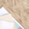 vidaXL Teppich aus Kunstschaffell TAFALLA Beige 240 x 340 cm Polyester 42021486 Bild 3