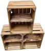 Holzkisten Vintage 3er Set 50 x 40 x 30cm Ablage kurz Bild 2