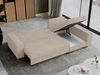 Mks Möbel 'Dorian L-Form' Ecksofa mit Bettkasten, 242 x 138 x 85 cm, Beige, Cord Bild 5
