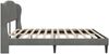 vidaXL Bettrahmen mit Kopfteil Dunkelgrau 180 x 200 cm Samt 42027936 Bild 5