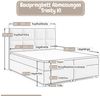 Best for Home Boxspringbett Trinity K-1 LUX – Modern Boxspringbett mit Stauraum & Komfort (140x200 160x200 180x200 200x200 cm), Verschiedene Liefermöglichkeiten, TOP Preis-Leistungs-Verhältnis Bild 3