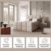Best for Home Boxspringbett Trinity K-1 LUX – Modern Boxspringbett mit Stauraum & Komfort (140x200 160x200 180x200 200x200 cm), Verschiedene Liefermöglichkeiten, TOP Preis-Leistungs-Verhältnis Bild 2
