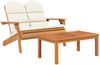 vidaXL 2-tlg. Garten-Lounge-Set Adirondack Massivholz Akazie 360042 Bild 2