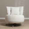 Bronx71 Sessel Fallon drehbar melierter Stoff beige Bild 4