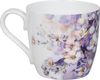 KÖNITZ 115S572929 Becher Purple Blossoms 425 ml mit Sieb und Deckel, Bone China Porzellan Bild 3