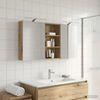 vidaXL Badezimmerschrank-Set 3 pcs 140 x 14,5 x 70 cm Holzwerkstoff 3403791 Bild 4