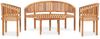 vidaXL 4-tlg. Garten-Lounge-Set Massivholz Teak 3059962 Bild 2
