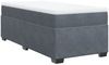 vidaXL Boxspringbett mit Matratze Dunkelgrau 80x200 cm Samt 3285246 Bild 2
