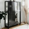 Finori Albi 53A Highboard, schwarz / Spiegel | Maße: B x H x T ca. 100 x 150 x 33 cm Bild 2