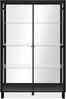 Finori Albi 53A Highboard, schwarz / Spiegel | Maße: B x H x T ca. 100 x 150 x 33 cm Bild 1