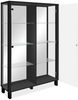Finori Albi 53A Highboard, schwarz / Spiegel | Maße: B x H x T ca. 100 x 150 x 33 cm Bild 5