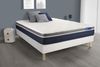 Actiflex confort Matratze 130x210 cm + Bettgestell mit Lattenrost, Härtegrad 3, Taschenfederkern und Memory-Schaum, Höhe : 26 Bild 3