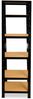 shelfplaza BLACK 180x50x50 cm Schwerlastregal in schwarz mit 6 Böden und 145 kg Traglast pro Boden Bild 5
