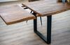 Esstisch Baumkante Akazie nougat 180 (280) x 90 mit Ansteckplatten BARCELONA 77141709 Bild 4