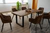 Esstisch Baumkante Akazie nougat 180 (280) x 90 mit Ansteckplatten BARCELONA 77141709 Bild 3