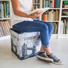 Sitzhocker mit Stauraum Trendmotiv Bild 2