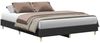 vidaXL Bettgestell ohne Matratze Schwarz 150x200 cm Holzwerkstoff 3328709 Bild 2