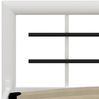 vidaXL Bettgestell Weiß und Schwarz Metall 120x200 cm 284546 Bild 5