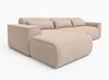 AX LIVING Wohnlandschaft mit Schlaffunktion Ruyam Beige Sofa 310 cm L Bild 4
