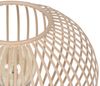 Tischleuchte GILA mit Gitter Lampenschirm Beige, Höhe 37cm Bild 4