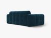 Micadoni Sofa Kendal 3-Sitzer Samt Magic Velvet Marineblau Bild 3
