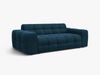 Micadoni Sofa Kendal 3-Sitzer Samt Magic Velvet Marineblau Bild 2
