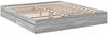 Doppelbett, Bettgestell Modernen mit Schubladen Grau Sonoma 180x200cm Holzwerkstoff d1478e Bild 3