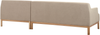 Linksseitiges Ecksofa SOSJO Stoff Taupe Linksseitig Bild 5