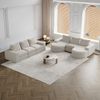 Modulares Sofa H 81.2 x T 322.5 x B 271.5 cm aus Chenille in Beige mit variabler Chaiselongue Bild 3