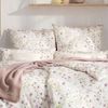 Estella Mako-Satin Bettwäsche 135x200 Petra elfenbein Blumenwiese 7962-110 Bild 2