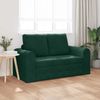 vidaXL Schlafsofa Dunkelgrün 148 x 71 x 83 cm Samt 4106686 Bild 3